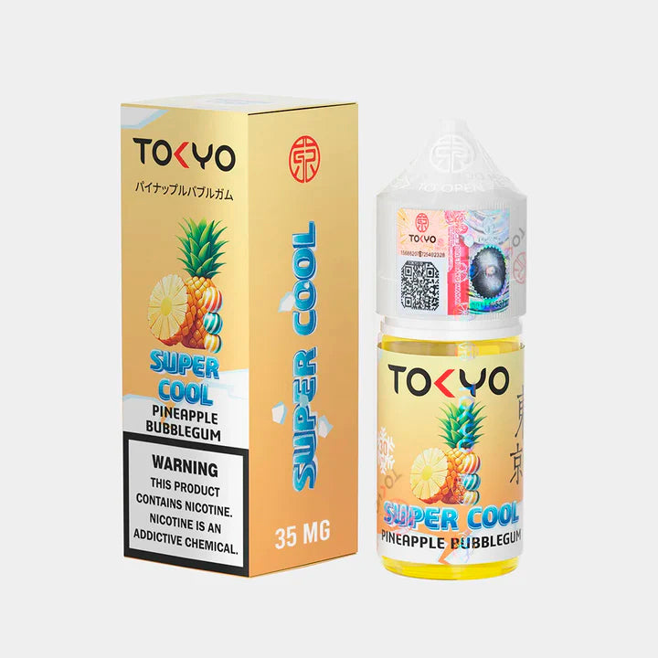 Tokyo Super Cool Pineapple Bubblegum Fruit Ice Saltnic 30ml