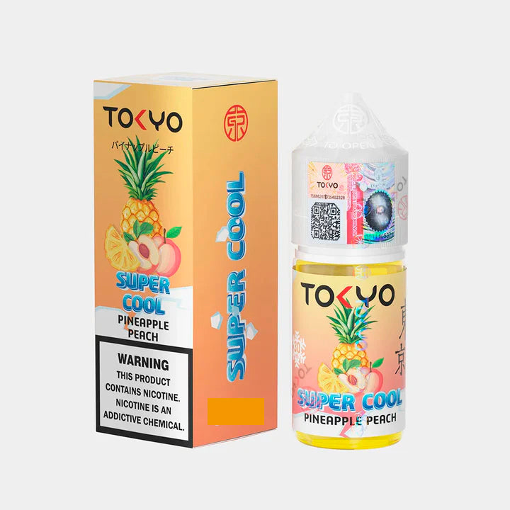 Tokyo Super Cool Pineapple Peach Ice Saltnic 30ml